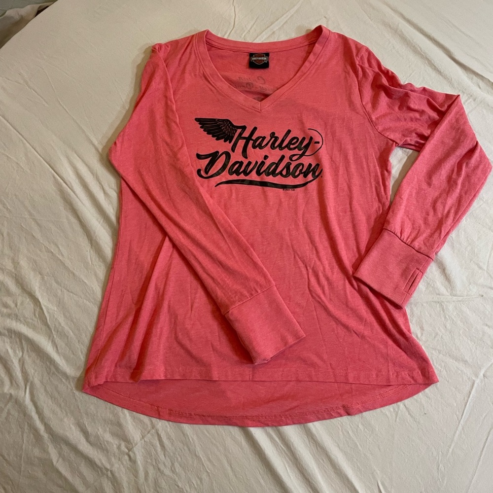 Woman’s Harley Davidson long sleeve Tee shirt